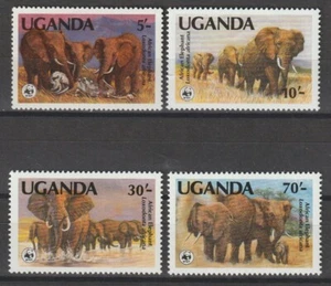 UGANDA 1983 WWF SG 406/409 MNH - Picture 1 of 1