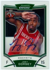 2008-09 Bowman Draft Picks & Stars Chrome Joey Dorsey RC Auto #174