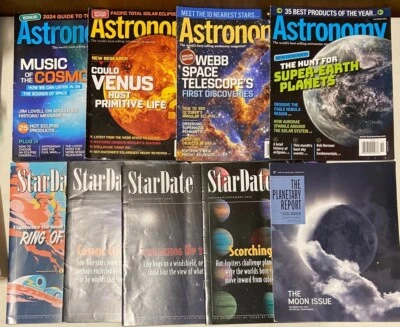 Lot of 9 Astronomy Related Magazines Explore & Discover Paperback Illustrated - Image 1 of 4