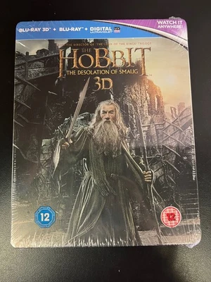 The Hobbit: The Desolation of Smaug  (Blu-ray + Blu-ray 3D) Steelbook UK - Image 1 of 4