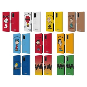 OFFIZIELLE PEANUTS PERSÖHNLICHKEITEN BRIEFTASCHE HUELLE FÜR SAMSUNG HANDYS 1 - Picture 1 of 13