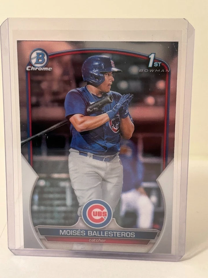 2023 Bowman Chrome Prospect 1st  Moises Ballesteros #BCP-11 Chicago Cubs - Image 1 of 1