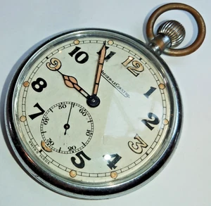 WWII British Army Issue GSTP /I\ Pocket Watch Jaeger LeCoultre for repairs - Picture 1 of 17