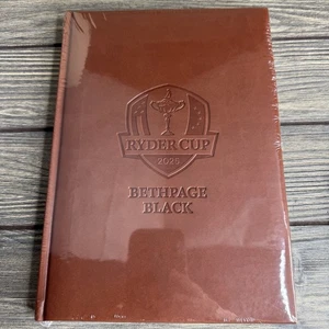 Ryder Cup 2025 Bethpage Black Golf Leder Journal Castelli Made In Italy - Neu - Bild 1 von 7