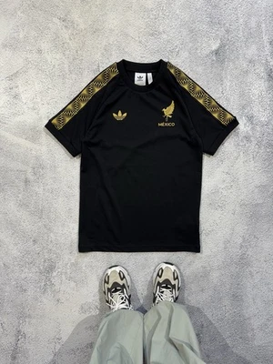 Camiseta México Oro Adidas 2024 2025 Fútbol Fútbol Camiseta Negra Talla S Hombre’s Foto 1 de 4