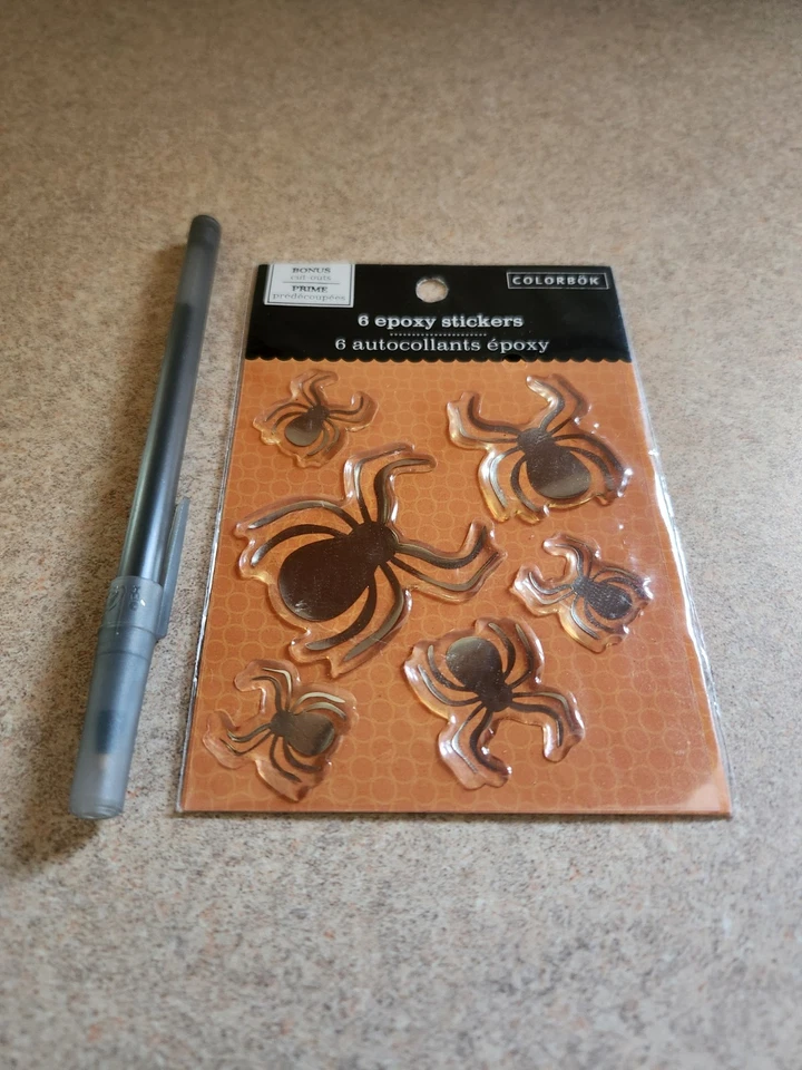 Adesivos epóxi Colobok~Spooky Spider~ - Imagem 1 de 1