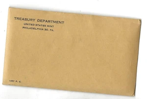 1957 5-piece proof set sealed/unopened envelope - Picture 1 of 2