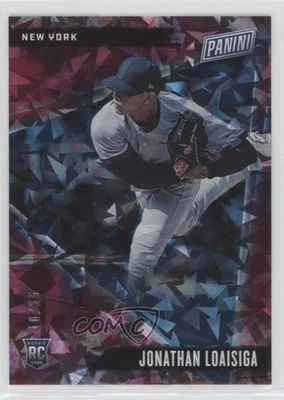 2019 Panini Father's Day Rookie Cracked Ice /25 Jonathan Loaisiga #57 Rookie RC - Image 1 of 2