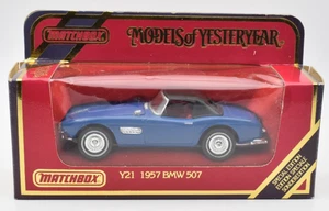 Matchbox MOY Models of Yesteryear Y21 1957 BMW 507 blu. Edizione speciale.... - Foto 1 di 4
