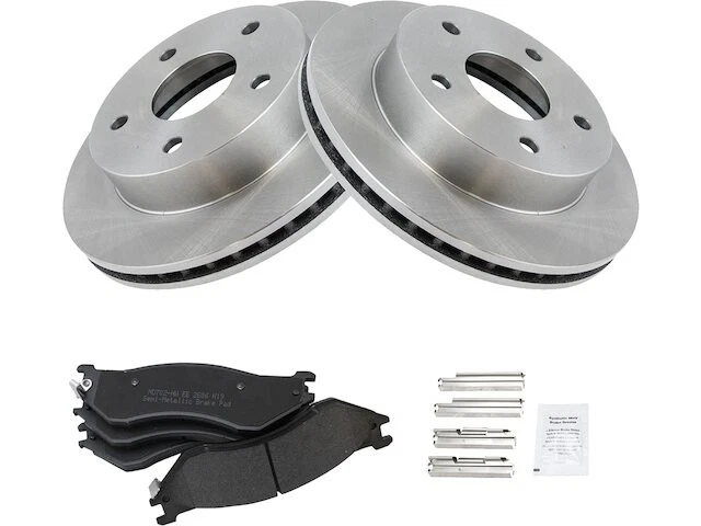 Kit de pastillas de freno delanteras y rotor TRQ 12GY97S para Dodge Ram 1500 2000-2001 4x4 Foto 1 de 1