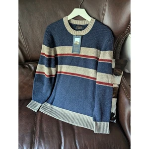 Pendleton Maglione Uomo Park Stripe Merino MEDIA - Foto 1 di 3