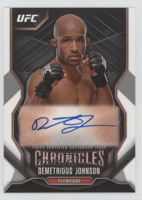 2015 Topps UFC Chronicles Auto Demetrious Johnson #CA-DJ Auto - Image 1 of 2