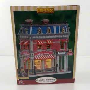 2007 Lemax Victorian Longs Drugs Store Lighted Building Village W/ Box & COA - Picture 1 of 10