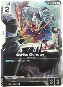 Strike Gundam Alternate Art Foil - ST04-002 C NM - Gundam TCG - Picture 1 of 1