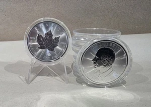 1 Unze Silber 999/1000 Kanada Maple Leaf 2025 - Bild 1 von 1
