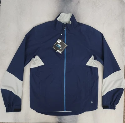 Footjoy Hydro Lite X Jacket Navy/White Men's Size Small New - Image 1 of 4