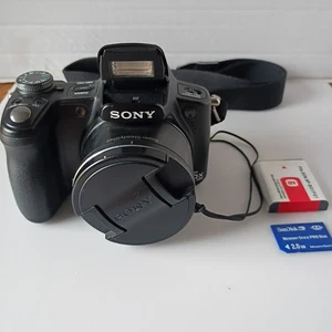 Sony Cybershot Digitalkamera DSC-H50 9,1 MP, Akku & Speicherkarte ohne Ladegerät - Bild 1 von 11