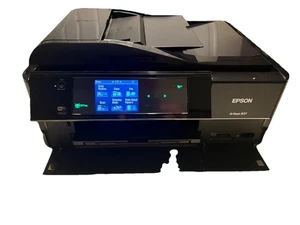 Epson Artisan 837 All In One Inkjet Color Printer Scanner Copier SD Card Reader - Picture 1 of 7
