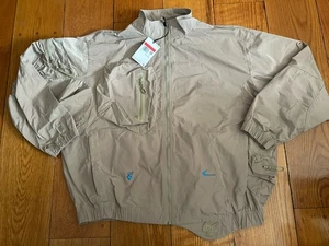 Nwt Off-White x Nike Tracksuit Beige Jacket DN1704-247 Men's Large - Picture 1 of 7