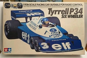 Vintage Rare Original 1978 Tamiya 1/10th Tyrrell P34 Elf Six Wheeler in Box NOS - Picture 1 of 19
