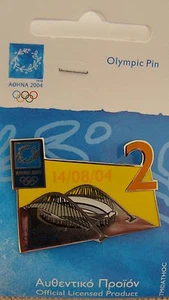 2do SEGUNDO DÍA DE JUEGOS CON ESTADIO OLÍMPICO - ATENAS 2004 PIN OLÍMPICO - Imagen 1 de 1