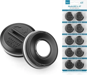10 PIEZAS Baterías de Repuesto RFA-67 Batería Apta para Collar Inalámbrico Petsafe 10 PC - Imagen 1 de 12