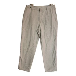 Columbia Hose Herren Größe 34 vorne flach elegant Freizeit khaki Chino Wandern - Bild 1 von 10