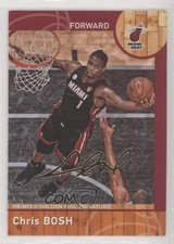 2013-14 Panini NBA (International) Golden Foil Signature Chris Bosh #31 HOF