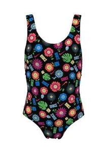 Nike Girls Garden Party U-Back One Piece Swimsuit NWT Size Medium - Picture 1 of 5