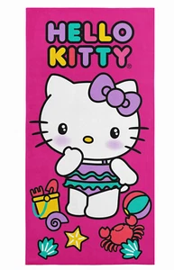 Hello Kitty Beach Microfiber Towel 30W x 60H in - Picture 1 of 2