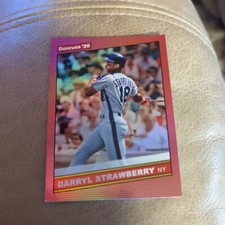 2020 Panini Donruss Retro 1986 Holo Pink Darryl Strawberry #231