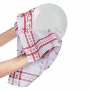 Polder Grip-Dry Dish Towel with Rubber Dots Secure Drying Hand Pockets Red NEW - Picture 1 of 2