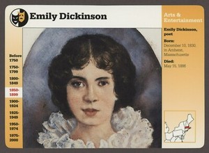 Emily Dickinson   Story of America History Card Arts Entertainment