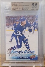 2016-17 Upper Deck - UD Canvas Young Guns #C214 William Nylander BGS 9.5 *LEAFS