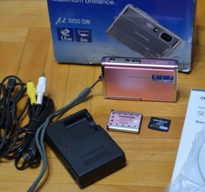 Olympus mju 1050SW Pink 10.1 MP Compact Digital Camera JAPAN - Picture 1 of 24
