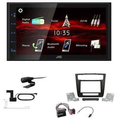 JVC Bluetooth 2DIN DAB+ Autoradio für BMW 1er automatische Klima ohne Canbus - Bild 1 von 4