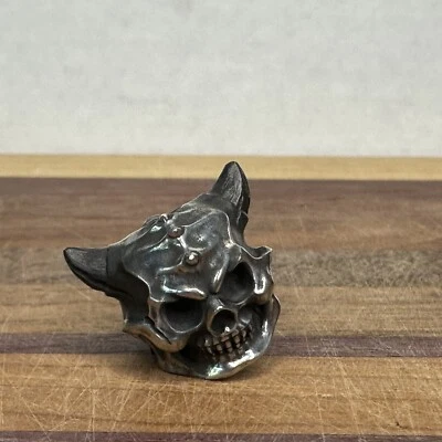 Olamic Cutlery Tactical Custom Demon Skull Bead Zipper Pull Rare EDC - Image 1 of 3