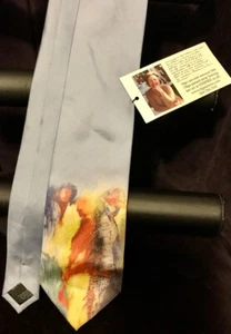 New Collectible Oga 100% Silk Art necktie  with Personal Statement 2006 - Picture 1 of 4