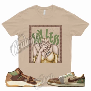 SHH T Shirt for 1 Low OG Zion Williamson Voodoo Flax Sesame Brown Green Fossil 2 - Picture 1 of 3