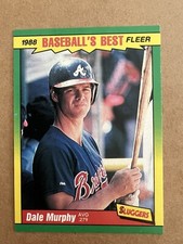 FLEER 1988 MLB Card Baseball’s Best DALE MURPHY #28 NM! ⚾️