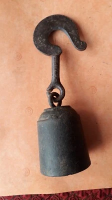 Rare Gros Poids Ancien de Balance Romaine 3 Kgs Collection Déco Presse-Papier - Photo 1/4