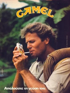 Camel Cigarettes - Enjoy The Taste - Original Vintage Print Ad 1990!! - Picture 1 of 1