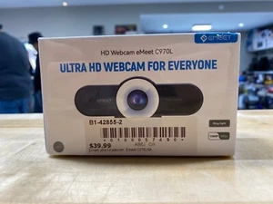 Webcam 1080P 60FPS con Microfono EMEET C970L Telecamera Streaming con Luce - Foto 1 di 2