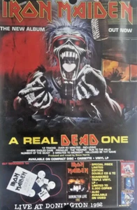 IRON MAIDEN - Un vero morto. Poster promozionale originale 1992.40x60", - Foto 1 di 1
