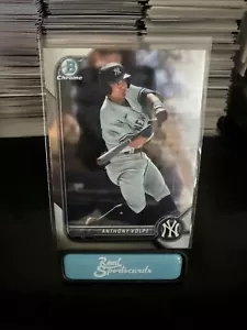 Novato Anthony Volpe 2022 Bowman Draft Cromado Yankees SS - Imagen 1 de 2