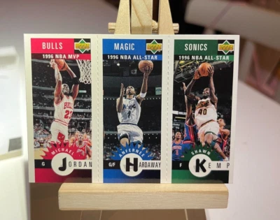 1996-97 Upper Deck Collector's Choice - Michael Jordan, Hardaway and Kemp - Photo 1/2
