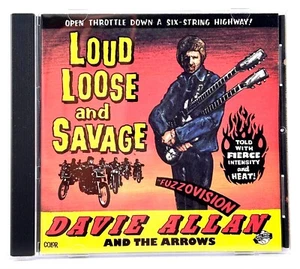 Davie Allan & The Arrows - Loud, Loose and Savage (CD, 1994, Iloki) Garage Rock - Imagen 1 de 3