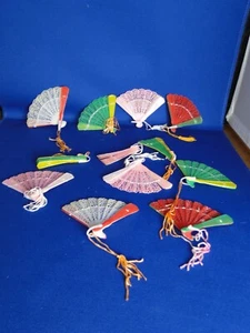 New Vintage 2 3/4" Party fans for party favors, and crafts, 12 count - Picture 1 of 4