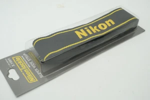 Nikon Tackle SUPER WIDE STRAP for Professional Original Yellow / Black #B137 - Picture 1 of 15