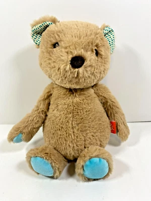B Softies Teddy Bear Plush Cara-Mellow 11" With Blue Paws - Image 1 of 4